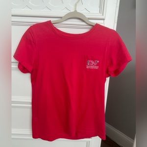 Vineyard Vines Women’s Kentucky Derby Short Sleeve T-Shirt - Size S Salmon.
